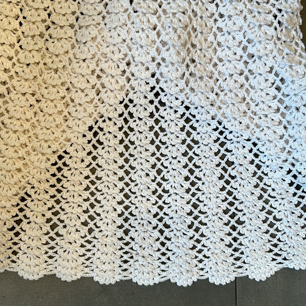 525 America Crocheted, One Hundred Percent Cotton Tunic/ Top - Picture 6 of 13